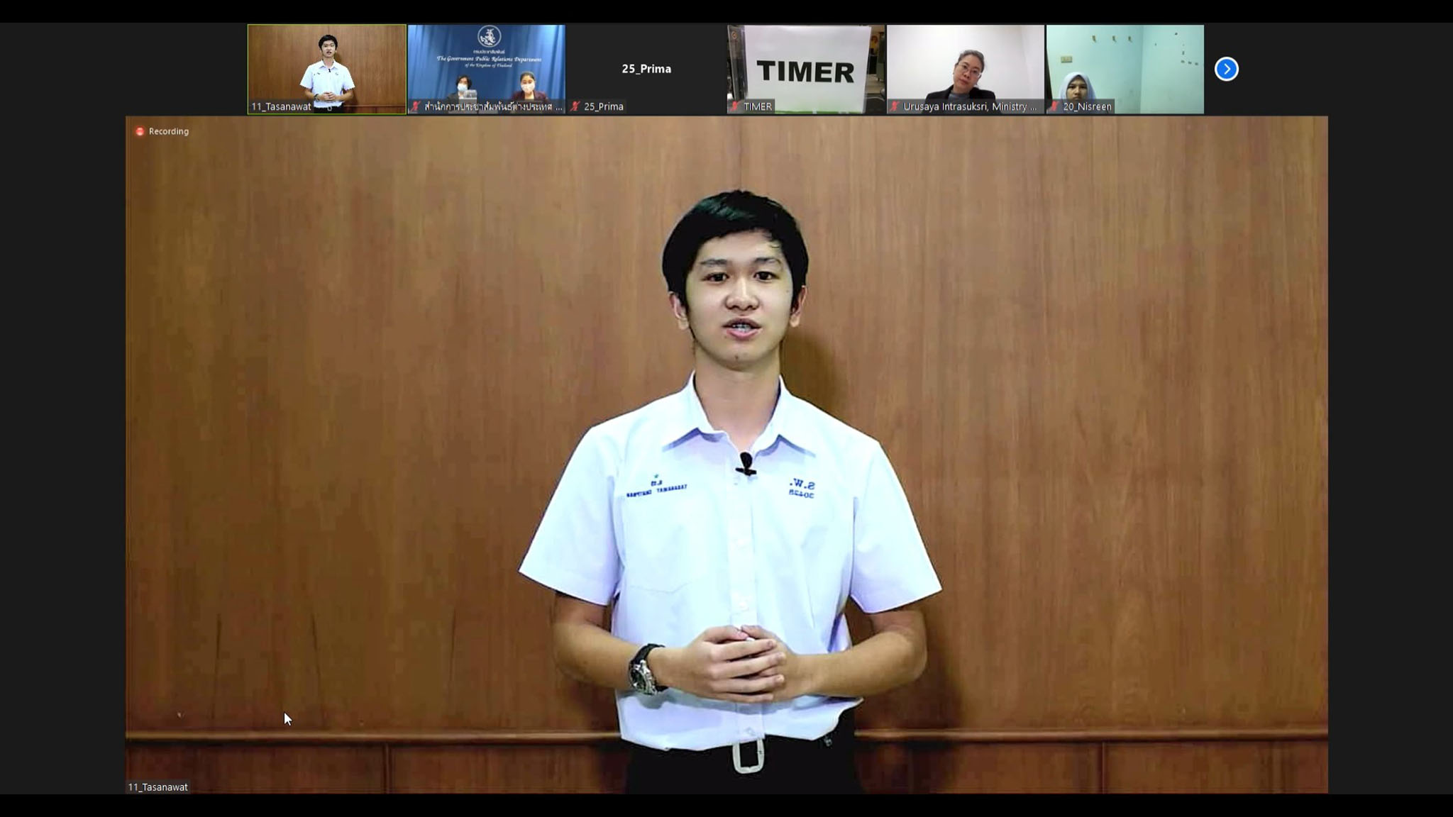 โรงเรียนสรรพวิทยาคม ร่วมการแข่งขันประกวดสุนทรพจน์ภาษาอังกฤษ ในหัวข้อเรื่อง “ASEAN and Thailand Towards Post-COVID-19 Recovery and Resilience” สื่อสารสนเทศเพื่อป้องกันโควิด-19 และฟื้นฟูอาเซียนหลังโควิด-19 รอบชิงชนะเลิศระดับประเทศ