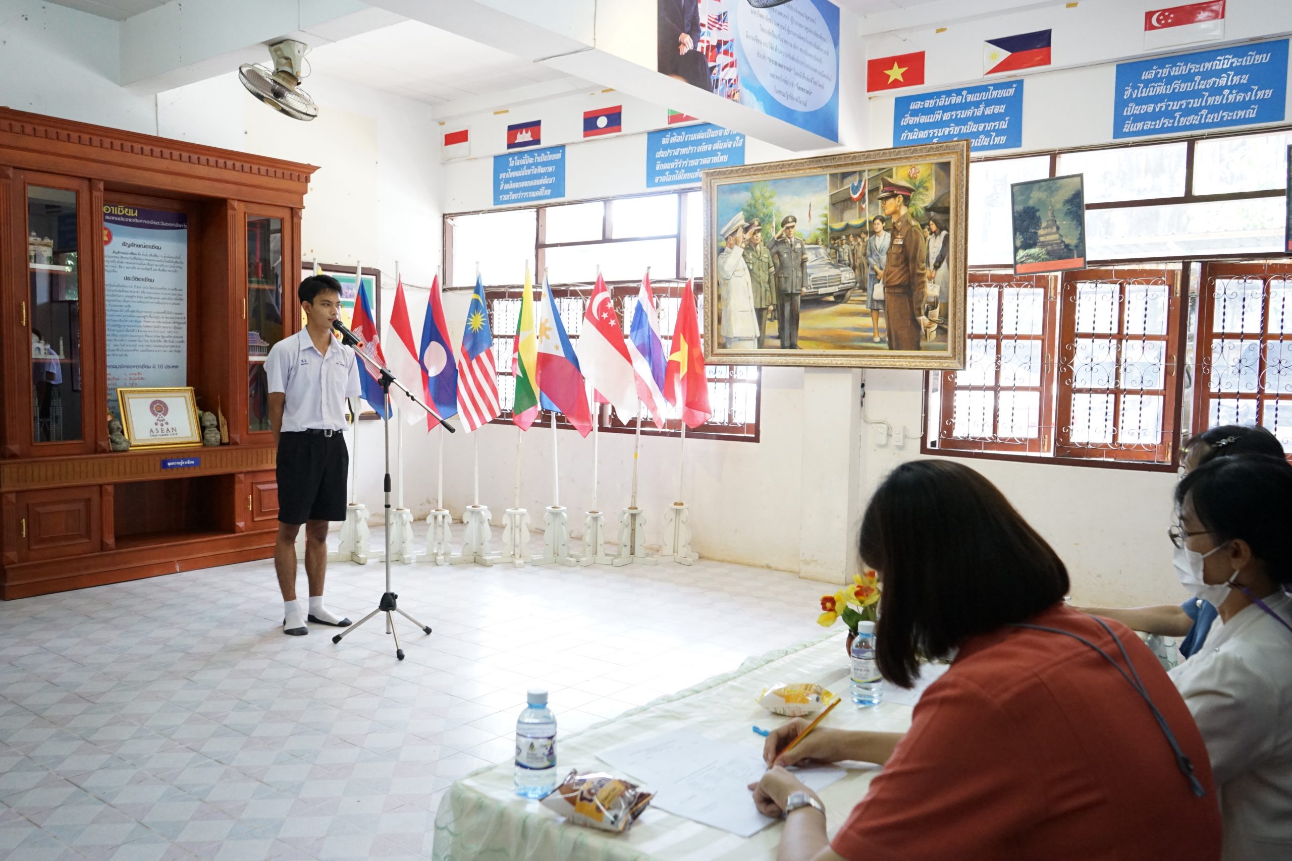 โรงเรียนสรรพวิทยาคม จัดการแข่งขันกล่าวสุนทรพจน์กิจกรรมสัปดาห์อาเซียน ระดับชั้นมัธยมศึกษาตอนต้น ปีการศึกษา ๑/ ๒๕๖๕