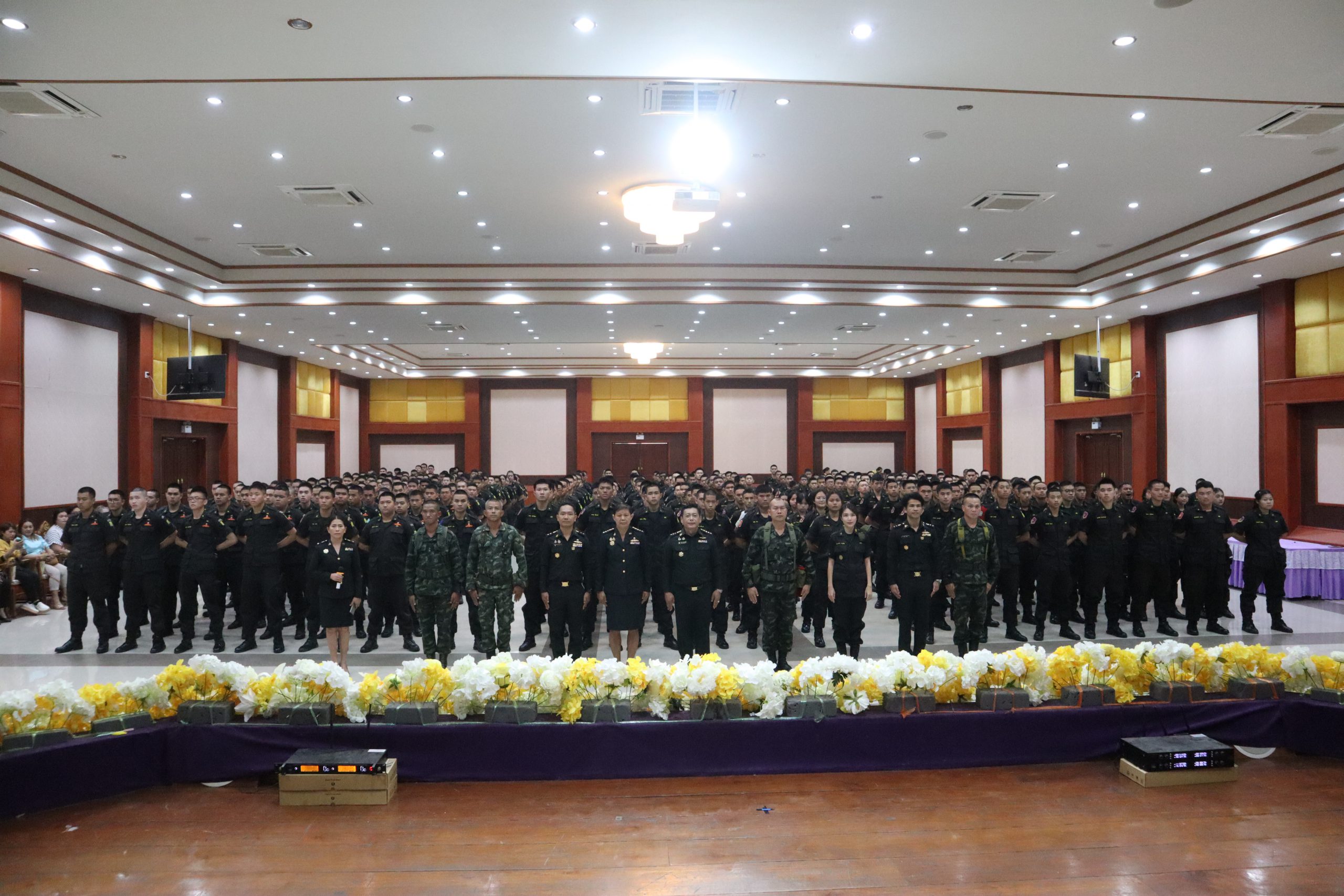 โรงเรียนสรรพวิทยาคม จัดพิธีถวายสัตยาธิษฐาน ไหว้ครู และเปิดการฝึกนักศึกษาวิชาทหาร ศูนย์ฝึดย่อยโรงเรียนสรรพวิทยาคม หน่วยฝึกนักศึกษาวิชาทหาร มณฑลทหารบกที่ ๓๑๐